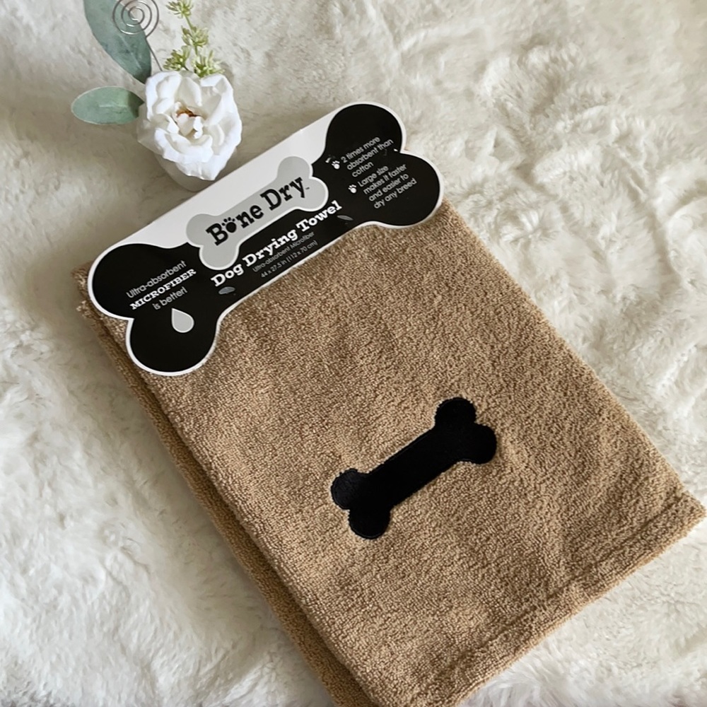 Bone Dry Dog Drying Towel